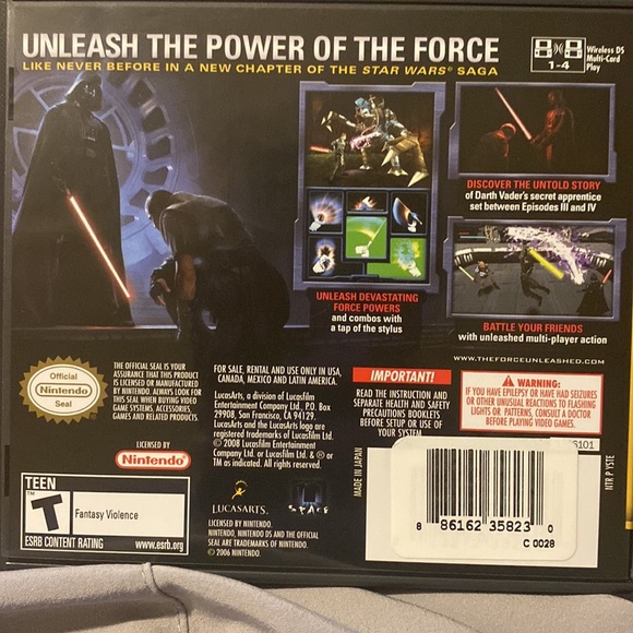 Star Wars Force Unleashed for Nintendo DS - Picture 4 of 4
